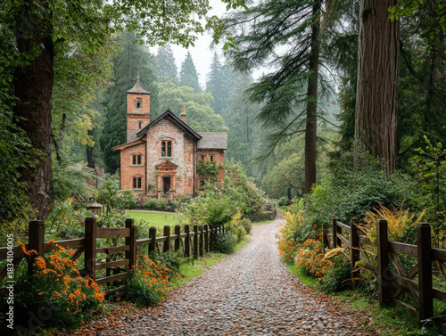 Farm gate entrance