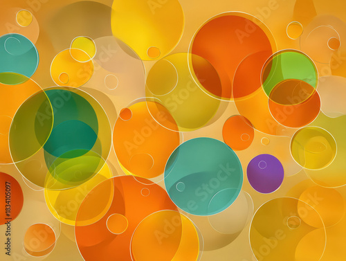 Orange yellow abstract background