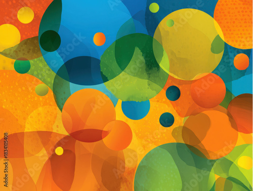 Round shape background