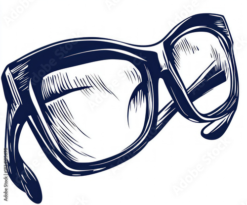 glasses silhouette , black ...
