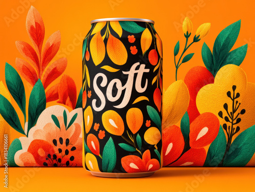 Soft drink label design