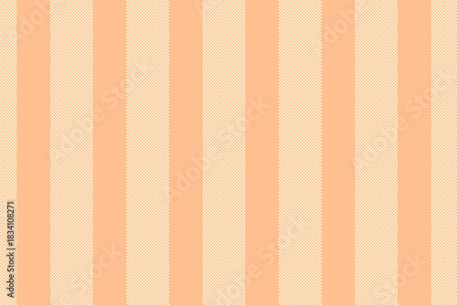 Hale pattern background textile, abstract background fabric stripe seamless. Nreeting card vertical lines texture vector in orange and beige colors.