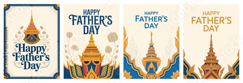 Thailand’s Father's Day with Traditional Thai Architecture and Iconic Design