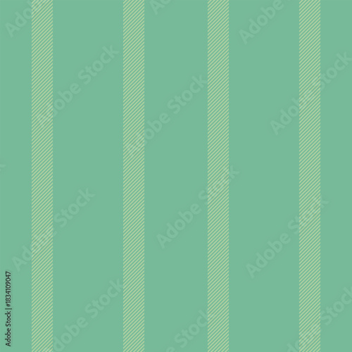 Vertical stripes in soothing seafoam green.  A versatile pattern evoking calmness  simplicity. Perfect for backgrounds, textiles,  adding subtle texture.