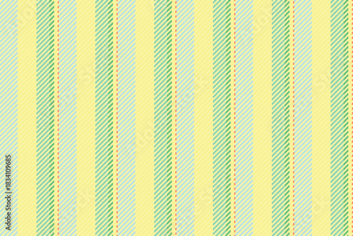 Swatch pattern stripe vertical, reel textile fabric background. Graphical vector lines texture seamless in yellow and powder blue colors.