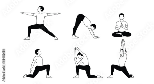 Yoga poses for beginners easy yoga asanas and stretching exercises