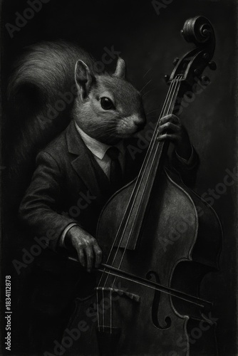 Anthropomorphic squirrel pl...