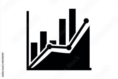 Business Growth Bar Chart Icon