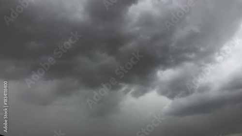 Nature Environment Dark huge cloud sky black stormy cloud motion big stormy rain day thunderstorm clouds dancing panorama horizon Time lapse blue cloud moving oxygen Storm giant moving fast movie time