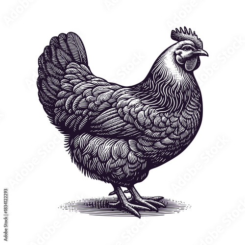 hen vector