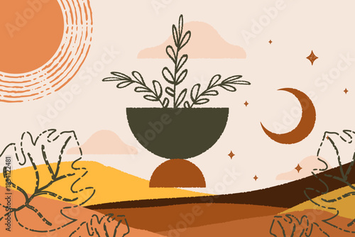 vector illustration of an abstract background