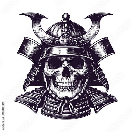samurai skull