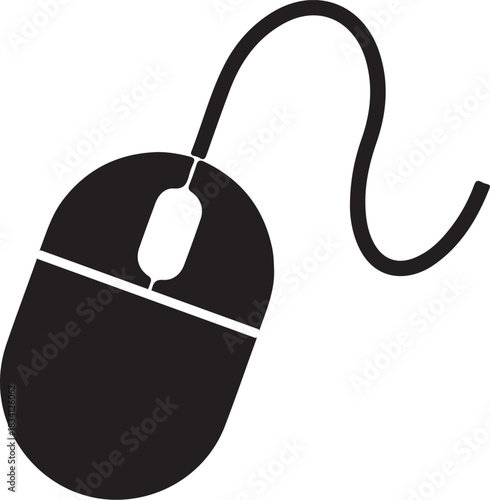 Computer mouse icons vector. Left and right click vector. Icons set of pressing different mouse buttons for PC. Mouse  icon vector. Mouse icon set for PC.