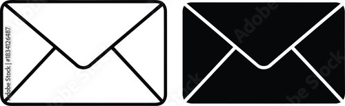 Black and white vector illustration of an arrow symbol, perfect for an email communication icon or web button design