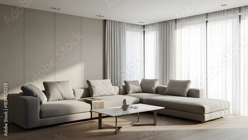 Minimal Modern Living Room Interior