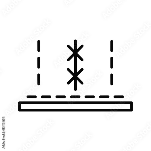 Surface Pressure and Force Measurement Icon