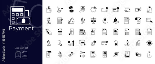 Payment Duotone Editable Icons set