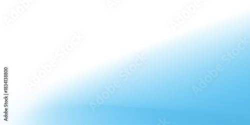 Modern pastel rainbow. Light blue and white vector banner. Pastel gradient sky pattern. Abstract illustration eps 10.
