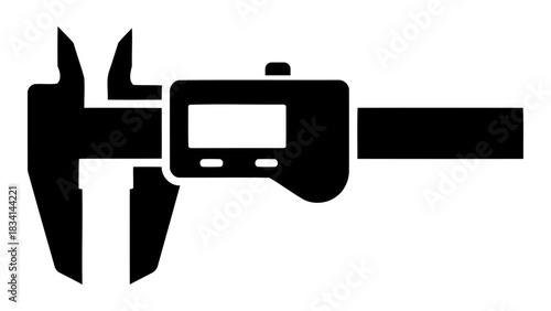 Digital calipers measuring tool for precise object dimensions with high accuracy and digital display
