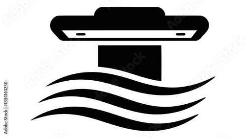 Icon representing smart aquarium lights providing intelligent lighting solutions for aquatic environments and fish tanks