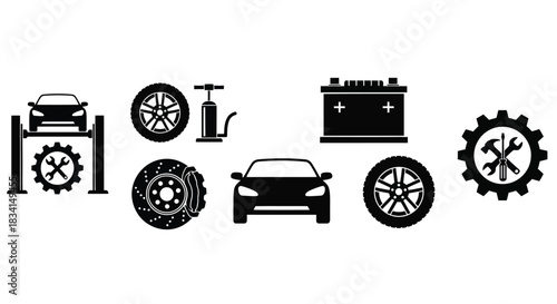 Automotive repair and maintenance services car parts and accessories