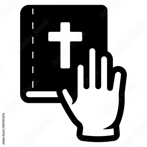 take oath on the bible icon