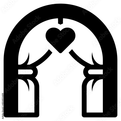 wedding arch icon
