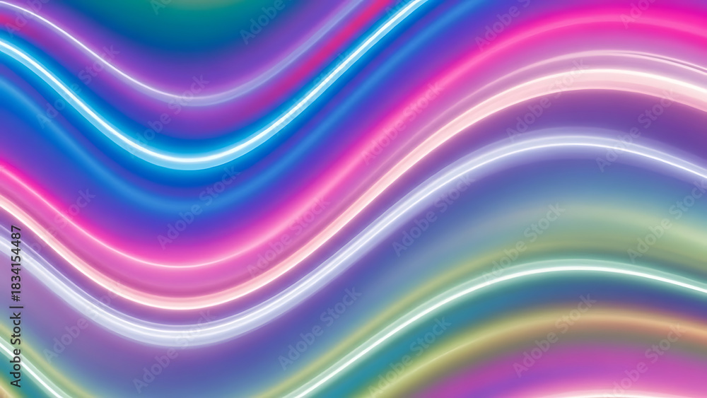Obraz premium Colorful abstract wave design background