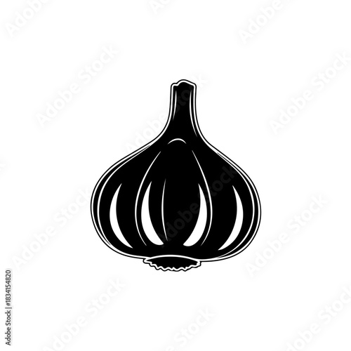 Garlic icon isolated on transparent background