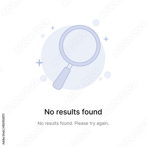 Empty State No Results Found