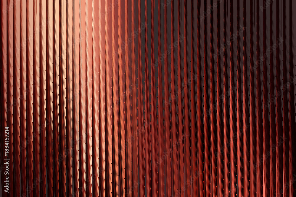 Obraz premium Abstract swirling purple and grey metallic texture with vertical lines and a gradient effect, creating a futuristic and modern visual