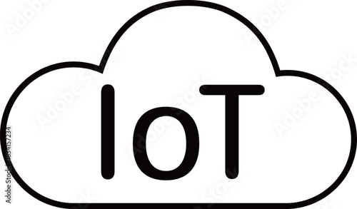 IoTのアイコン　モノトーン