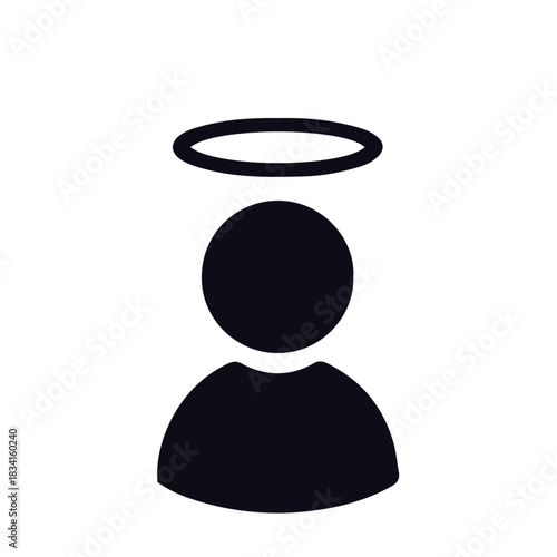  Religious,spiritual, belief  cross Symbol Icon black and white vector design 