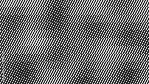 Diagonal Line Halftone Gradient Effect Pattern. Vertical Straight Lines Background. Black and White Abstract Texture with Parallel Stripes Thick to Thin. 