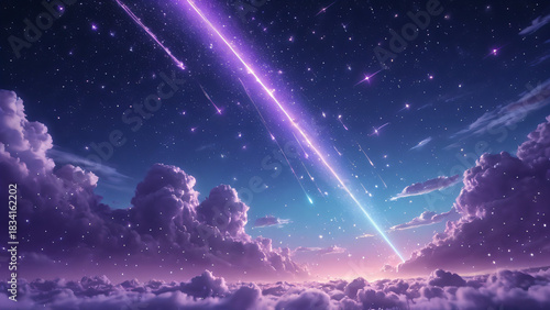 starry night sky with stars