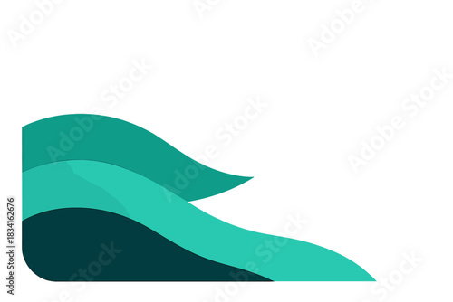 Cool Winter Blend. Cool Winter Blend. Flat minimalist vector illustration of a Cool Winter Blend. Overlapping