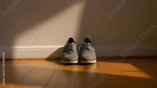 部屋に置かれた靴