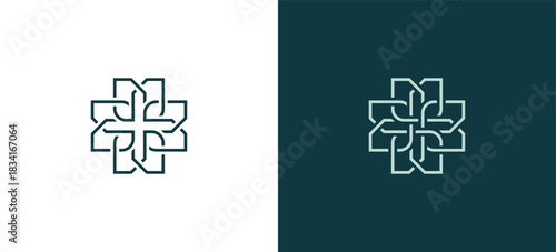 Plus Logo Concept sign icon symbol Element Design. Cross, Medical, Hospital, Clinic, Health Care Logotype illustration logo template
