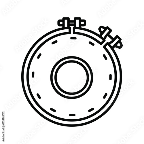 Embroidery Hoop Icon