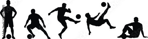 Vector Silhouettes of Construction Tools and Safety Gear, including Hard Hat, Gloves, Hammer, Wrench, Trowel, Wheelbarrow, and Power Drill Icons.Vector Silhouettes of Construction Tools