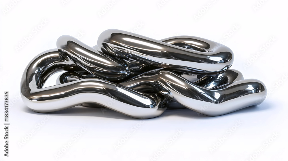 Fototapeta premium Polished Steel Pipes