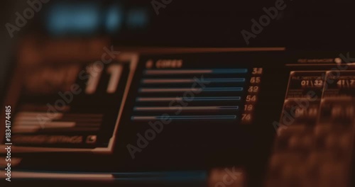 Graphical User Interface for system monitoring