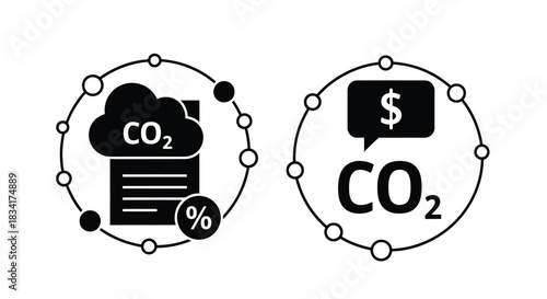 Carbon dioxide reduction cost analysis and percentage reduction