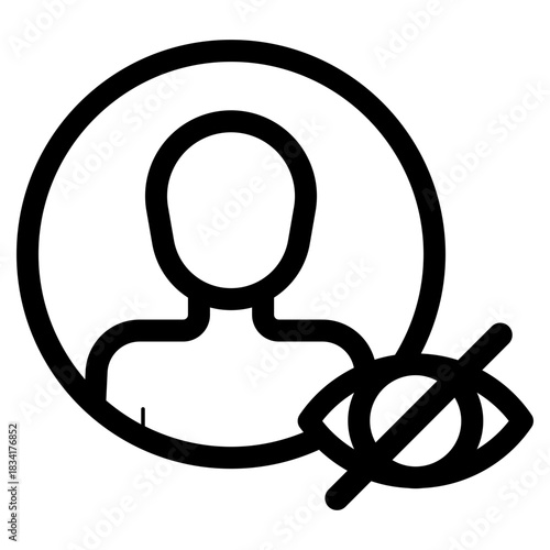 hidden user profile icon