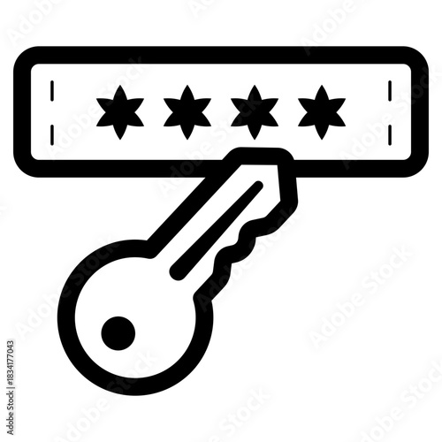 unlock password icon