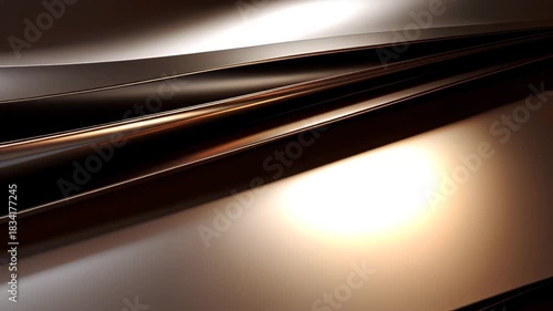 Close up of shiny metal surface detailed view capturing luminous sheen and fine texture of reflective metal surface