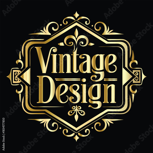 Vector set of gold vintage frames. Elegant element for design in Eastern style, place for text. Floral golden border. Lace illustration for invitations and greeting cards.