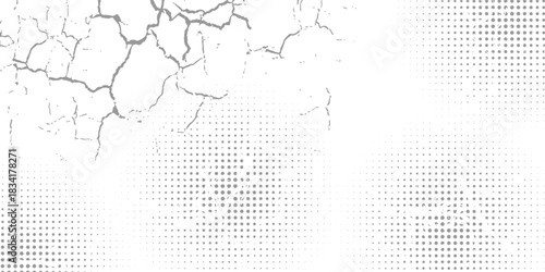 Dotted gradient vector illustration, white and black halftone background, seamless horizontal dotted lines, monochrome dot texture background. eps 10