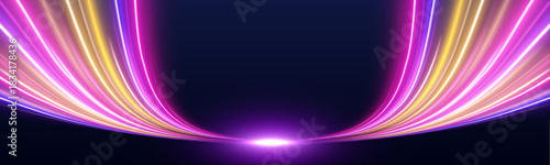 Neon fire trail lines swirl across the transparent PNG. Each glowing filament rotates with dynamic motion. Perfect for digital and sci-fi art. PNG