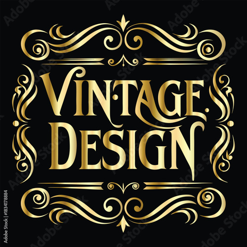 Vector set of gold vintage frames. Elegant element for design in Eastern style, place for text. Floral golden border. Lace illustration for invitations and greeting cards.